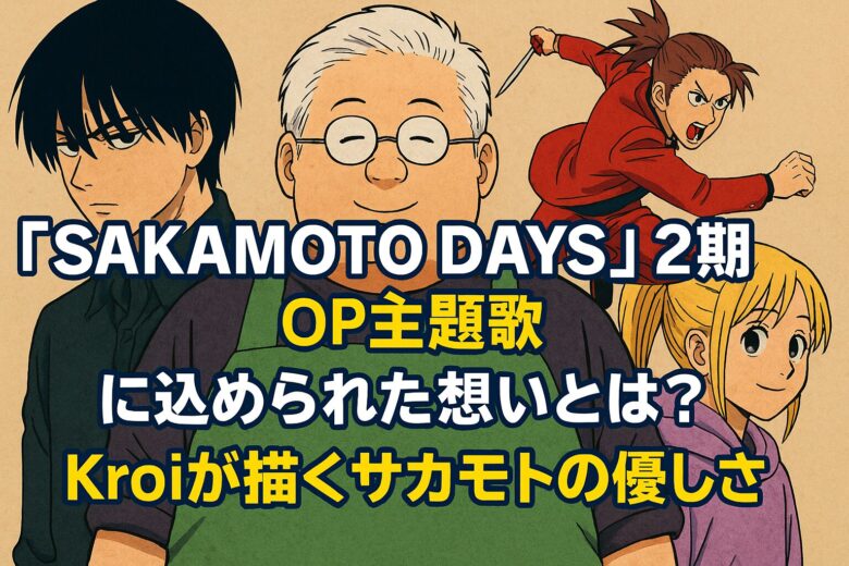 SAKAMOTO DAYS』2期のOP主題歌『Method』に込められた想いとは？Kroiが描くサカモトの優しさ | 心が壊れかけた夜に観たい ...